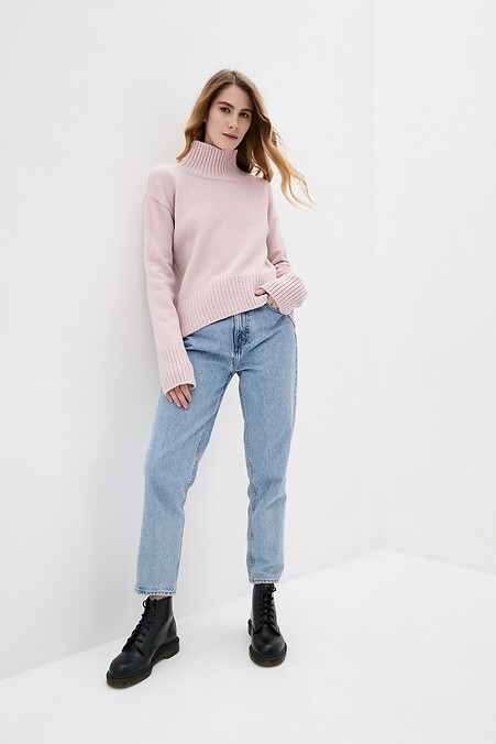 Winterpullover für Damen. Jacken und Pullover. Farbe: rosa. #4038097