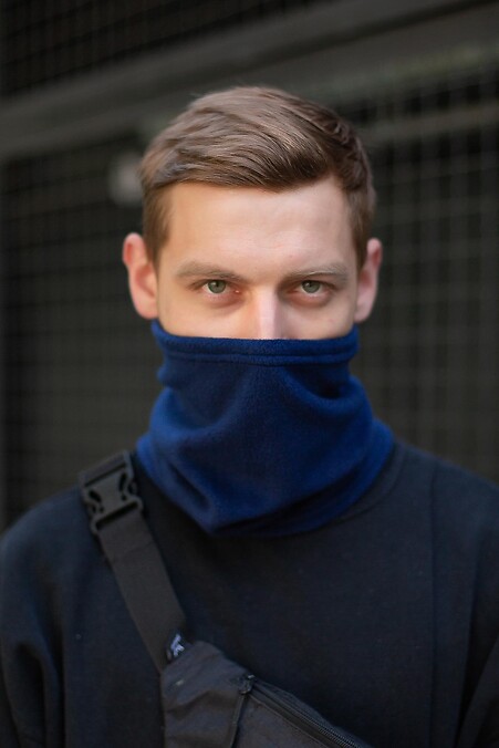 Collar ohne. Schals. Farbe: blau. #8048102