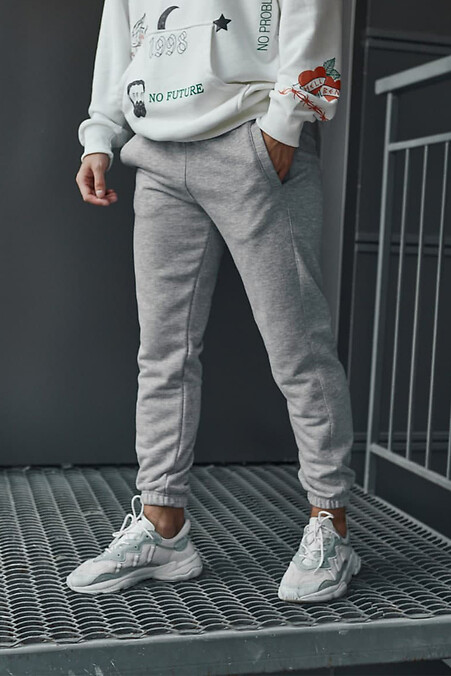 Sweatpants Standard. Trousers, pants. Color: gray. #8037110