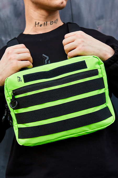 Chest chest bag light green. Backpacks. Color: green. #8043116