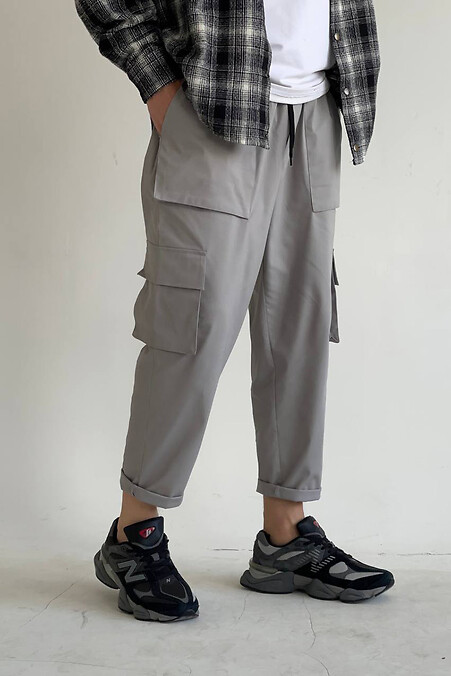 Gruf Next Cargo Pants. Trousers, pants. Color: gray. #8050116