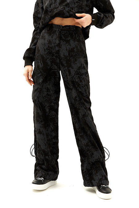 Trousers WILMA. Trousers, pants. Color: black. #3040118