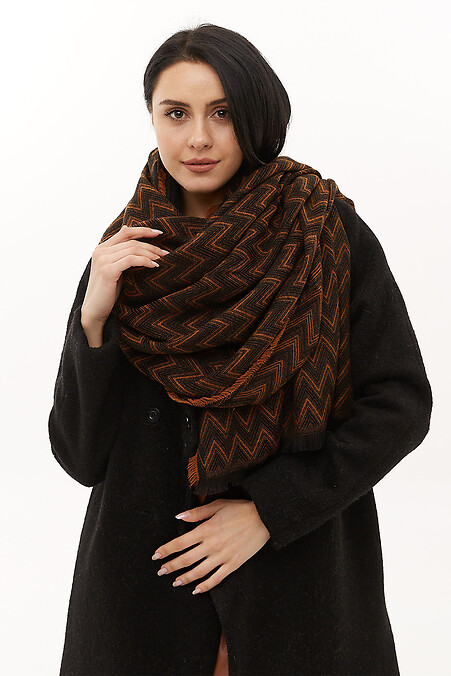 Women's scarf. Scarves. Color: orange. #4516118