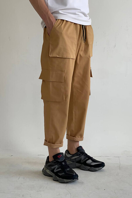 Gruf Next Cargo Pants. Trousers, pants. Color: beige. #8050118