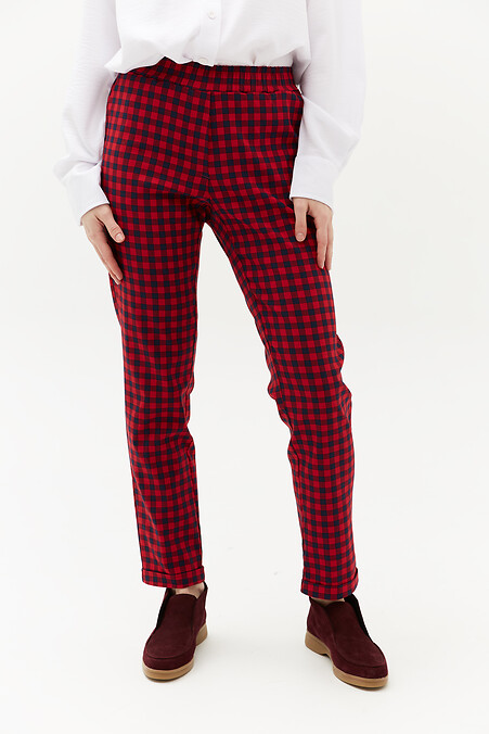 Spodnie ZOLI. Spodnie. Kolor: czerwony. #3040128