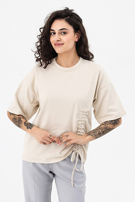 IKE beige T-shirt - #3044128