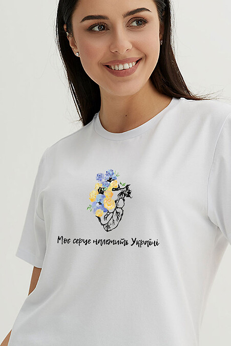 T-shirt "МоєСерцеНалежитьУкраїні" - #9000136