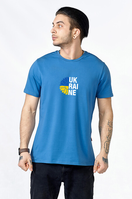 Koszulka LUXURY UK_RAI_NE. T-shirty. Kolor: niebieski. #9001139