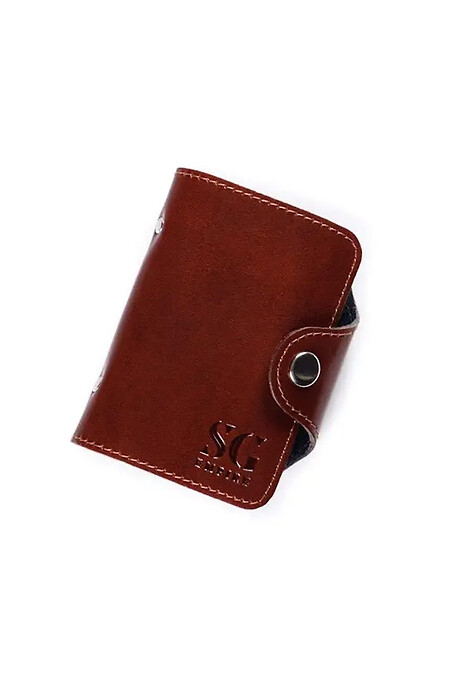 business card holder. Wallets, cases. Color: brown. #8015141