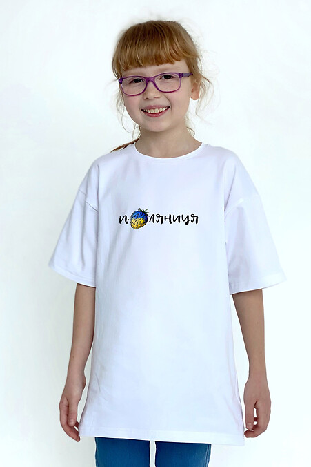 Біла футболка KIDS - #7770142