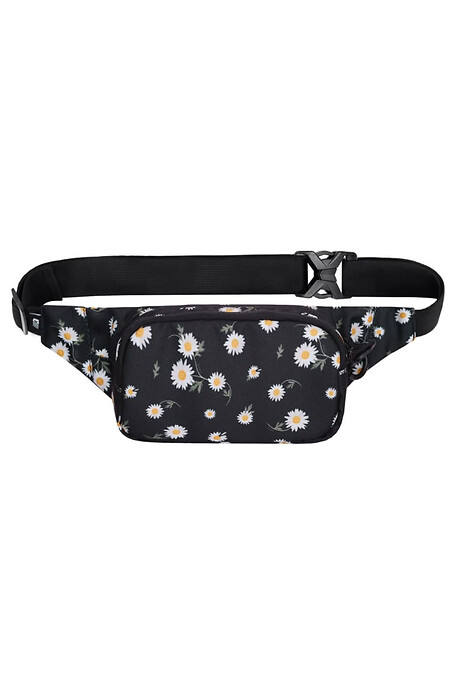 Waist Pack STINGER | daisies 4/20. Belt bags. Color: black. #8011149