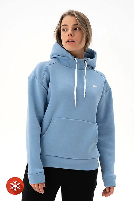 Women's Warm Hoodie Comfort 3 Blue - #8034149