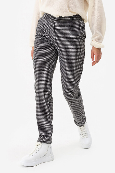 Pants DENDI-1. Trousers, pants. Color: gray. #3040152