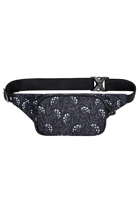 Waist Pack STINGER | black dandelions 4/20. Belt bags. Color: black. #8011156