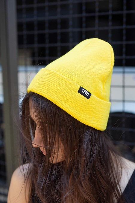 Hut ohne Etikett. Hüte. Farbe: gelb. #8048156