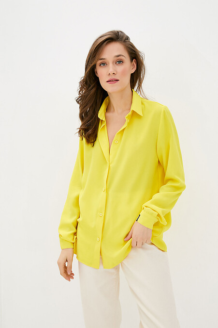 Рубашка KAELI. Блузы, рубашки. Цвет: желтый. #3038159
