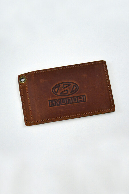 Leather cover for HYUNDAI driver's documents - #8046172