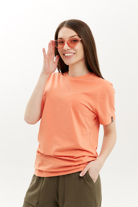 Koszulka LUXURY-W. T-shirty. Kolor: pomarańczowy. #3040173