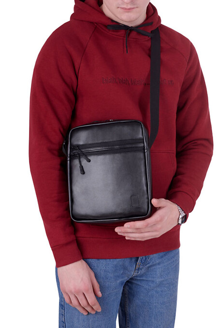 Shoulder Bag COLLEGE eco-leather | black 4/19. Crossbody. Color: black. #8011176