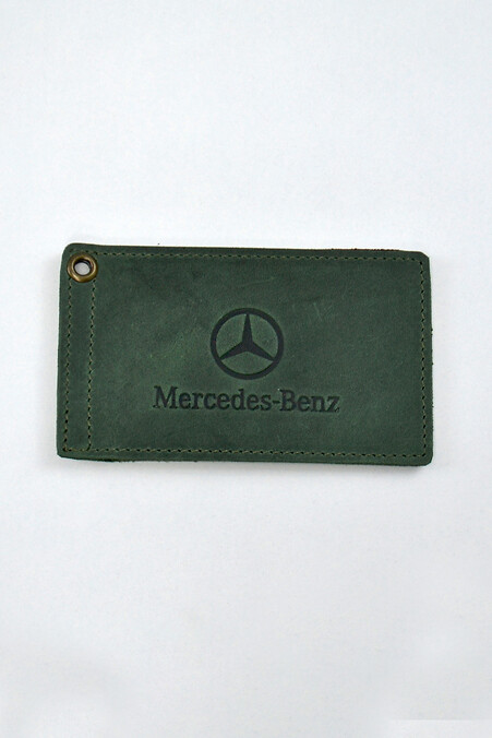 Leather cover for MERCEDES driving documents - #8046177
