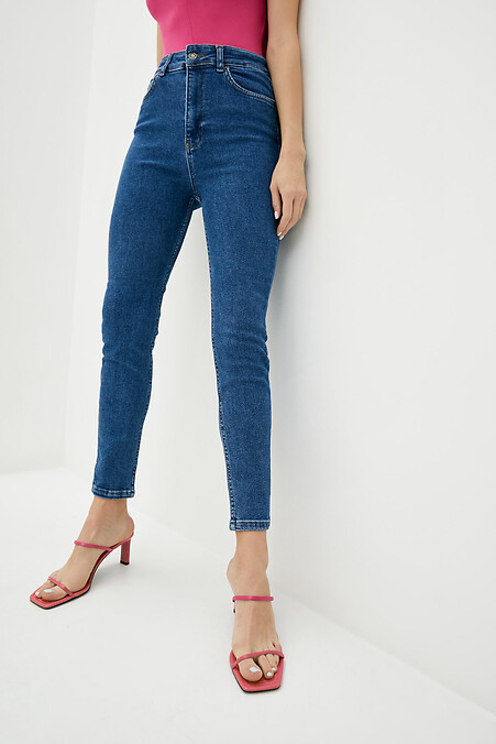 Dżinsy damskie. Spodnie jeansowe. Kolor: niebieski. #4009189