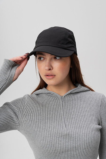 Damen-Baseballkappe aus Nylon, Camp Cap Way Schwarz - #8056190