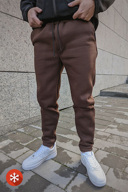 Trousers Vdlk Fleece- Cold, Khaki. Trousers, pants. Color: brown. #8031191
