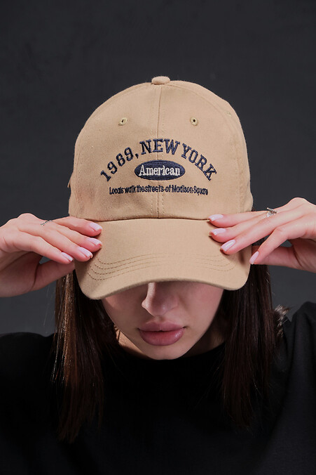 Cap Baseball Cap ohne amerikanische beige Frau. Hüte. Farbe: beige. #8049192