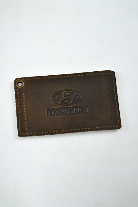 Leather cover for HYUNDAI driver's documents - #8046193