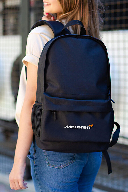 Damen Casual Schulrucksack mit McLaren Print Schwarz - #8055193