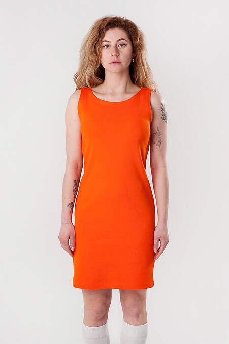 Платье женское. Платья. Цвет: оранжевый. #8035196