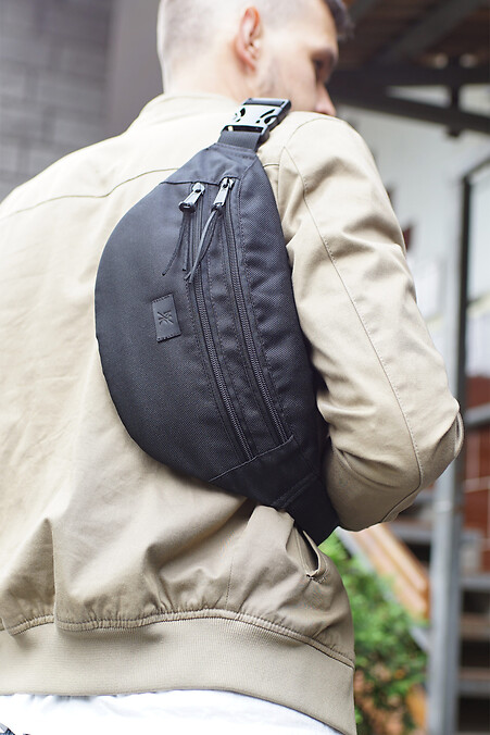 Universal belt bag TURTLE. Belt bags. Color: black. #8038199