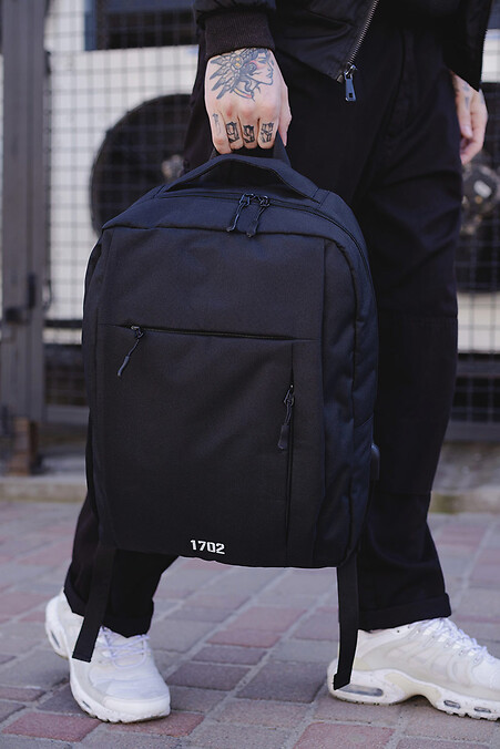 Backpack Without Techno USB Reflective Black Man. Backpacks. Color: black. #8049199