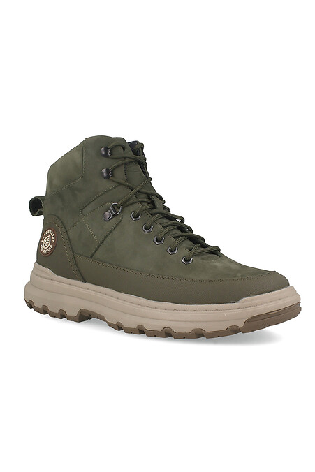 Men's boots of olive color - #4203200