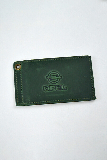 Шкіряна обкладинка на водійські документи OPEL - #8046200