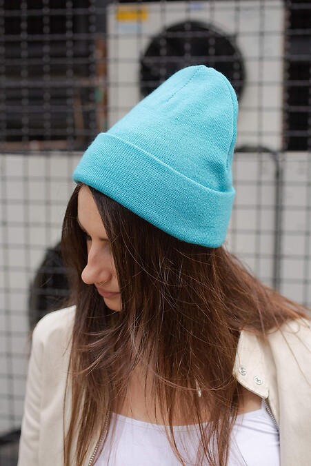 Hut ohne einfach. Hüte. Farbe: blau. #8048208