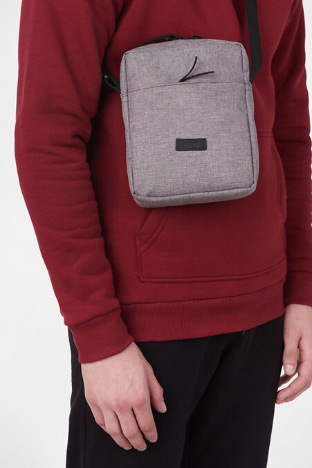 Shoulder Bag MINI 3 | gray melange 4/19. Crossbody. Color: gray. #8011213