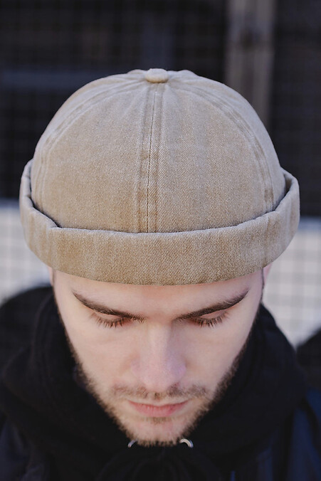 Men's Docker Cap Monarch Beige. Hats. Color: beige. #8049236