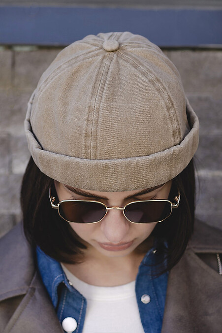 Women's Docker Cap Monarch Beige. Hats. Color: beige. #8049237
