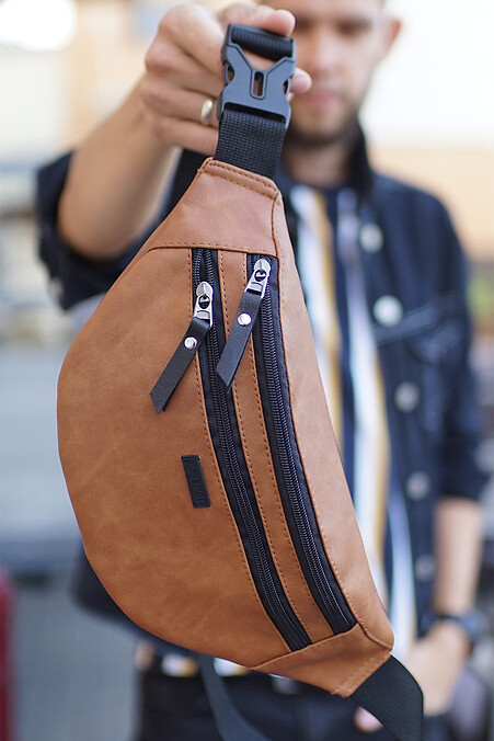Universal belt bag TURTLE. Belt bags. Color: brown. #8038244
