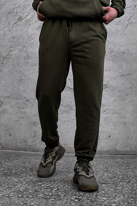 Спортивные штаны Cold Light. Брюки, штаны. Цвет: зеленый. #8031247