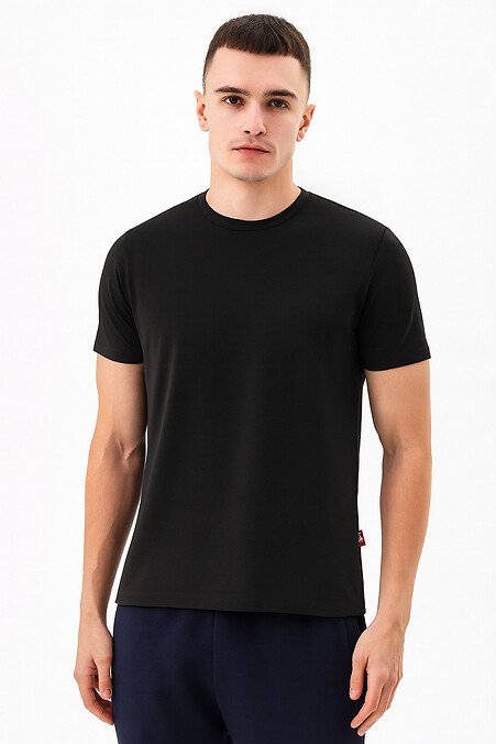 Klassisches T-Shirt LUXURY PREMIUM schwarz - #3044248