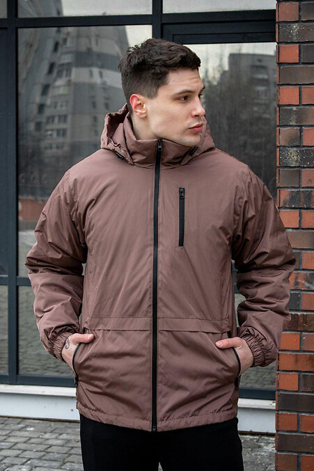 Escape jacket. Outerwear. Color: brown. #8031249