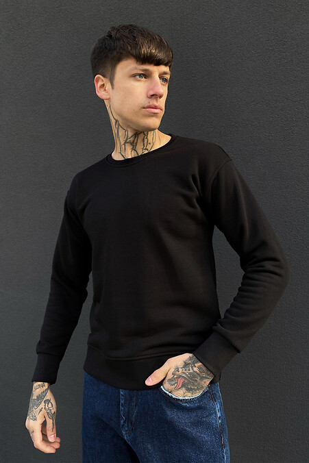 Men's sweatshirt. Sweatshirts, sweatshirts. Color: black. #4009257