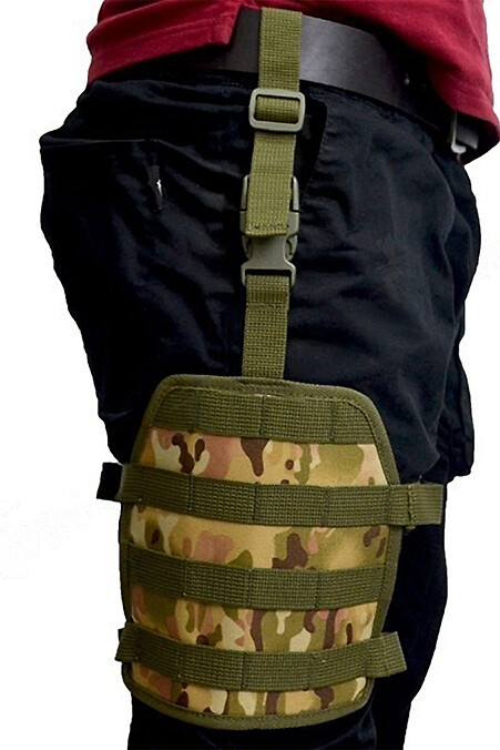 The platform is loaded with multicam. tactical gear. Color: green. #8046260
