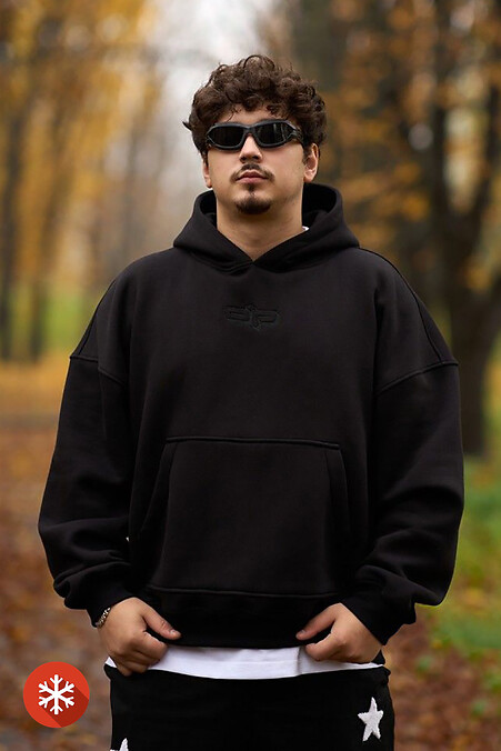 Kawai übergroßer warmer Kapuzenpullover. Sweatshirts, Sweatshirts. Farbe: das schwarze. #8043263