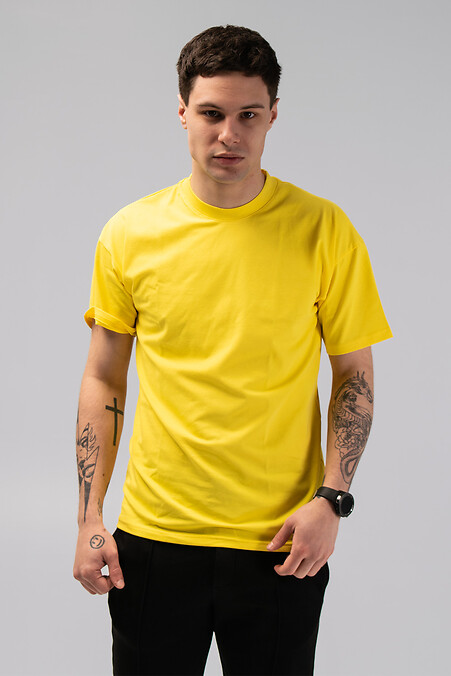 Prezentacja koszulki. T-shirty. Kolor: żółty. #8031264