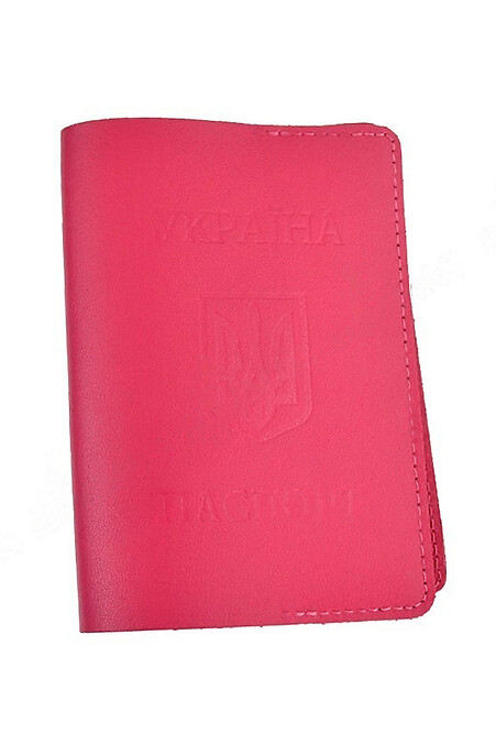 Skórzane etui na paszport Wiosna różowe - #8046266