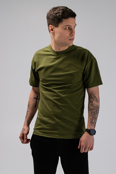 Prezentacja koszulki. T-shirty. Kolor: zielony. #8031267