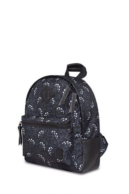 Women's backpack RAIN | black dandelions 4/20. Backpacks. Color: black. #8011269